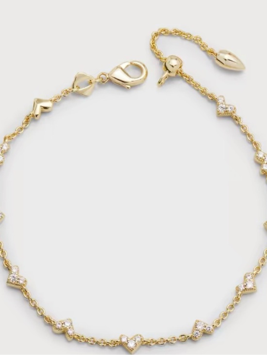 Kendra Scott Jewelry - Kendra Scott haven crystal heart chain bracelet